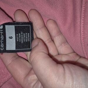 Girls Carhartt Pink Hoodie